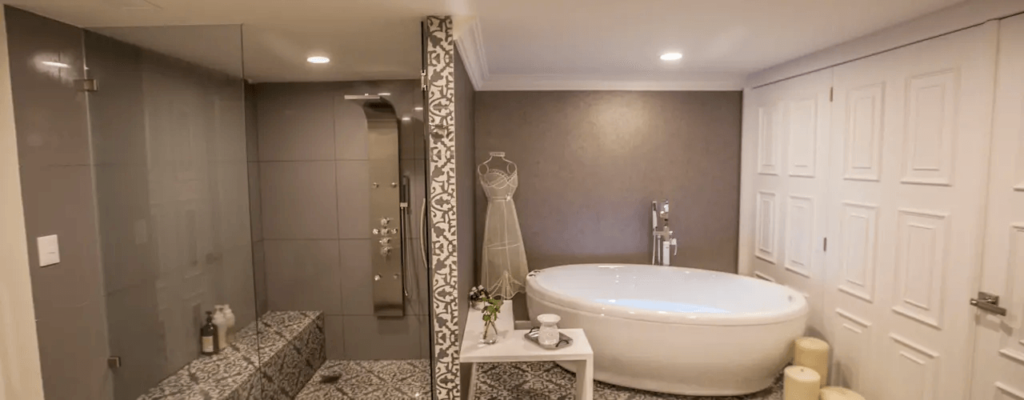diseños de baños colores