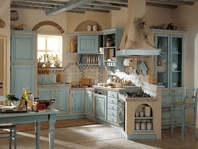 estilo campestre cocina