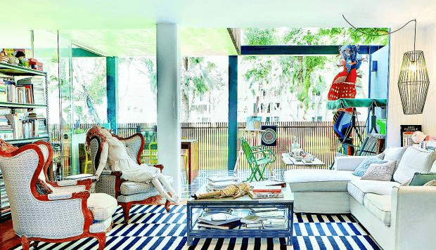 eclectisismo en el diseño de interiores