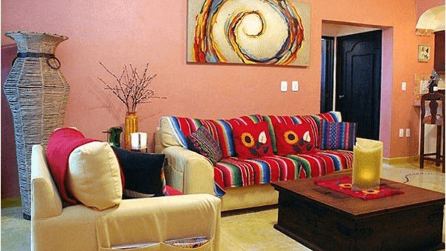 sala al estilo hispano