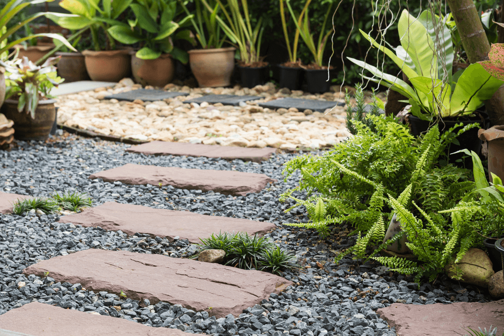 jardines con caminerias