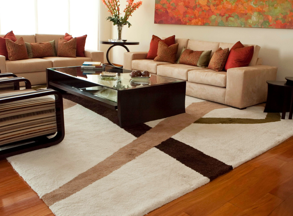 ideas para decorar con tapetes