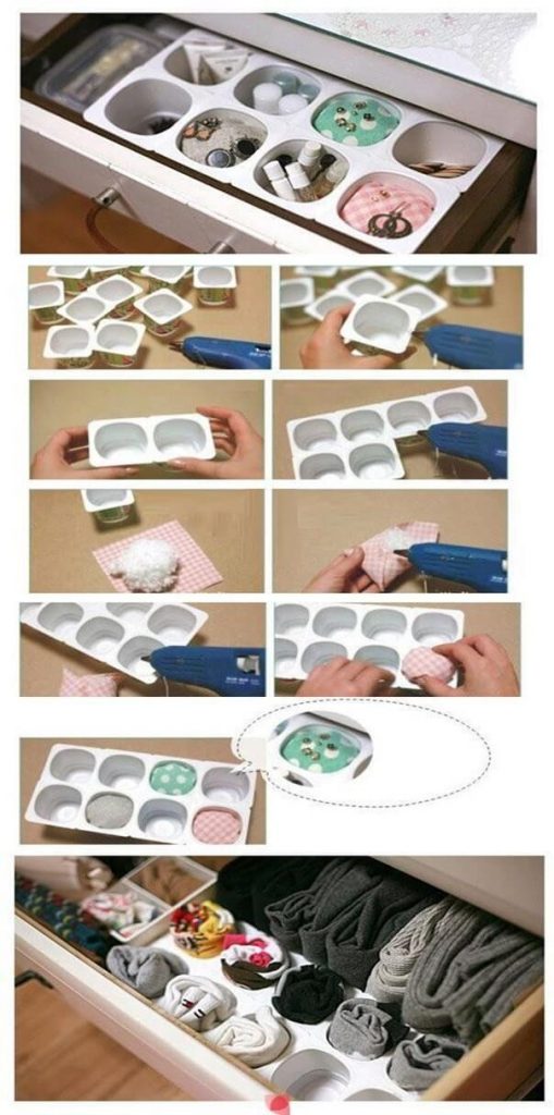 Cómo hacer un organizador de ropa interior desde cero