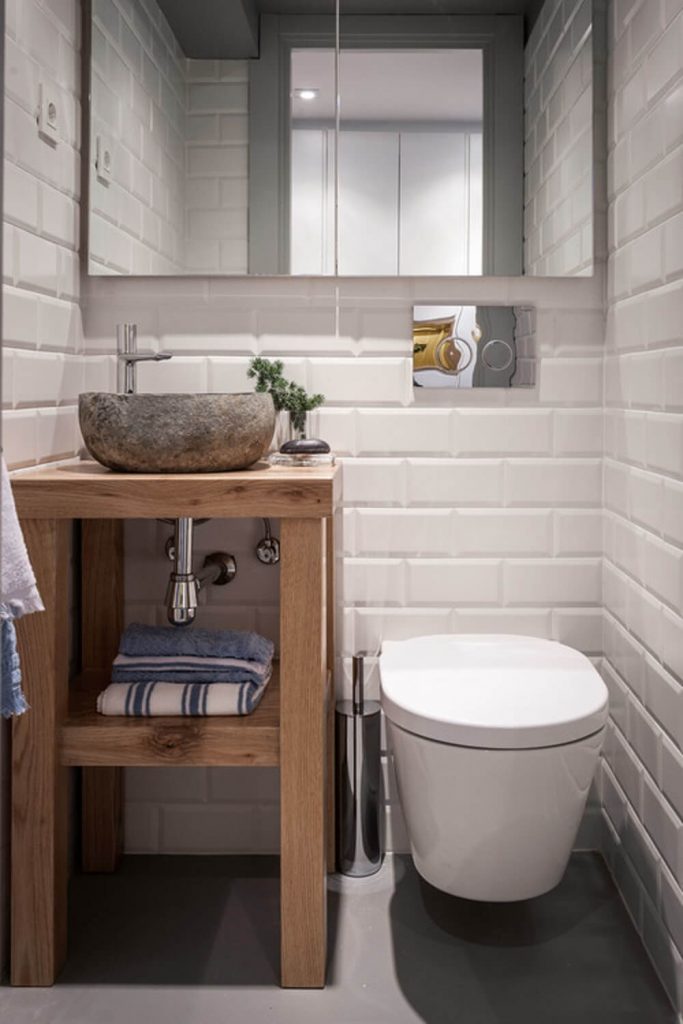 baño pequeño clasico