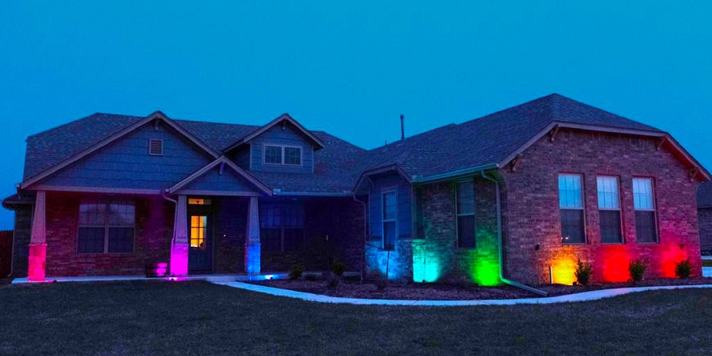 lampara led colores