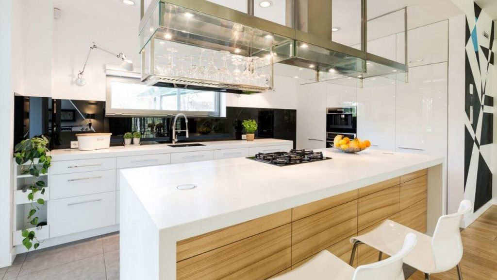 cocinas con isla extendida