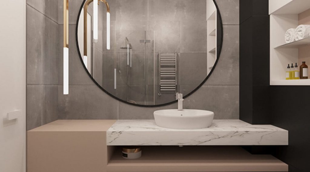 espejo para baño redondo