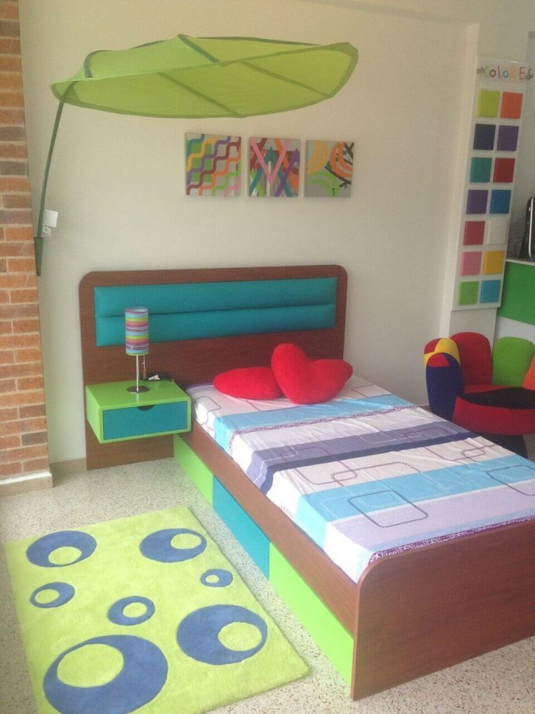 cama con diseño