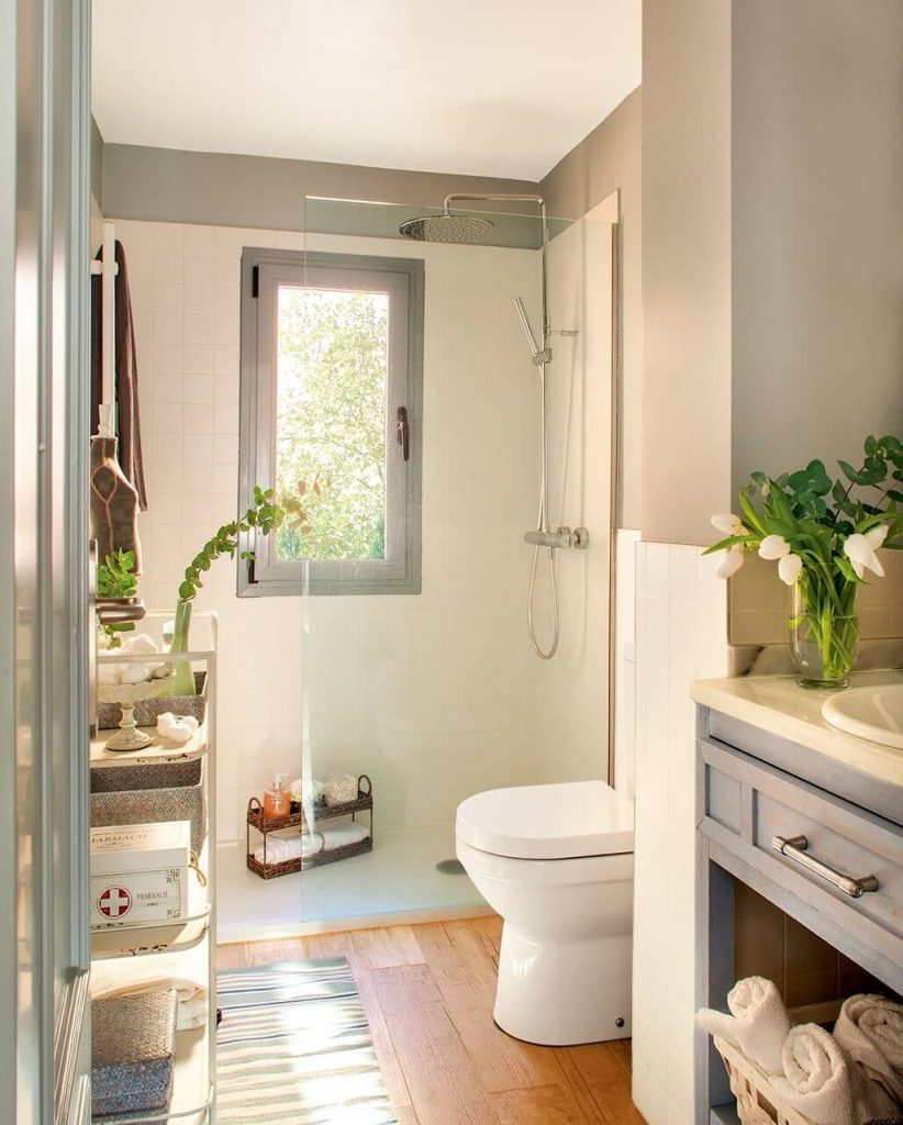 baño suelo continuo