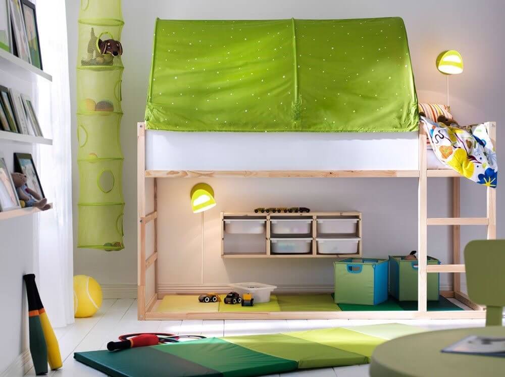 cama elevada niño
