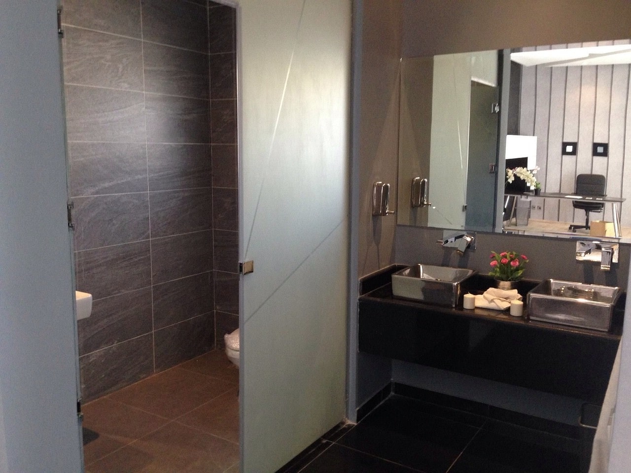 baño compartido