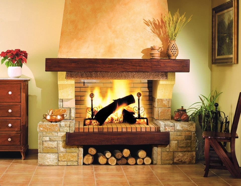 Aspectos a tomar en cuenta al momento de construir una chimenea rústica de leña
